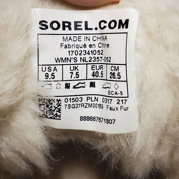 Sorel X Anthropologie Out N About High Cut Moccasin Suede Gray Purple Slippers - Picture 9 of 10